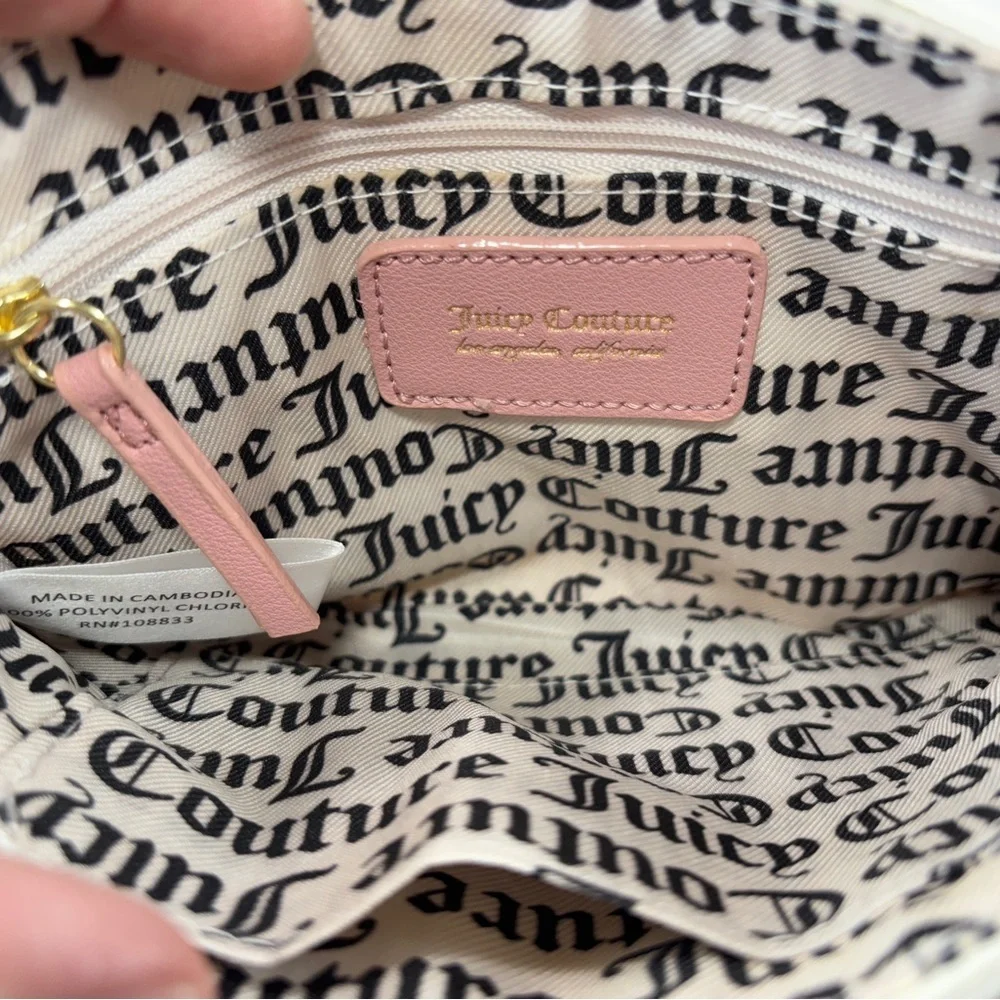 Juicy Couture Pick Ur Petal  Peek A Bow Floral Crossbody new no tags - Picture 10 of 10